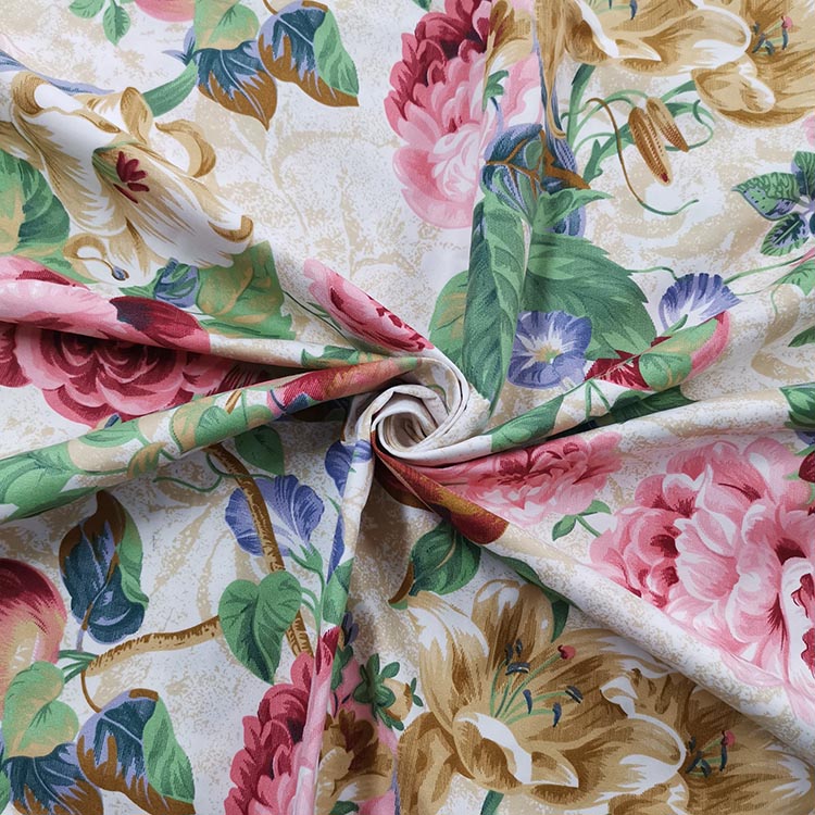 100% পলিয়েস্টার ডিসপারস প্রিন্ট ফ্যাব্রিক